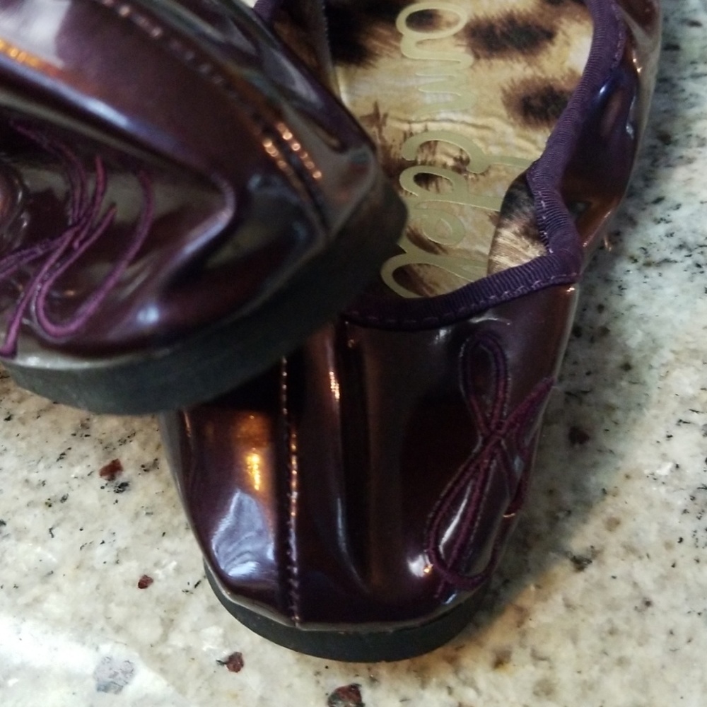 Sam Edelman Fiona Purple Ballet Flats Girls 3M - Picture 8 of 8